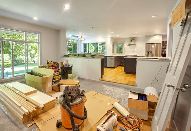 Professional Kitchen Flooring technician working in Morton, WA